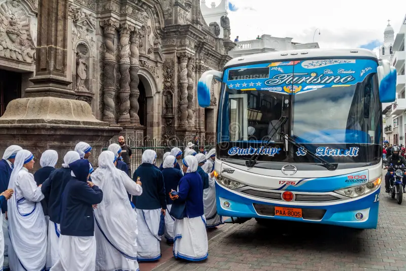 Church group charter bus travel