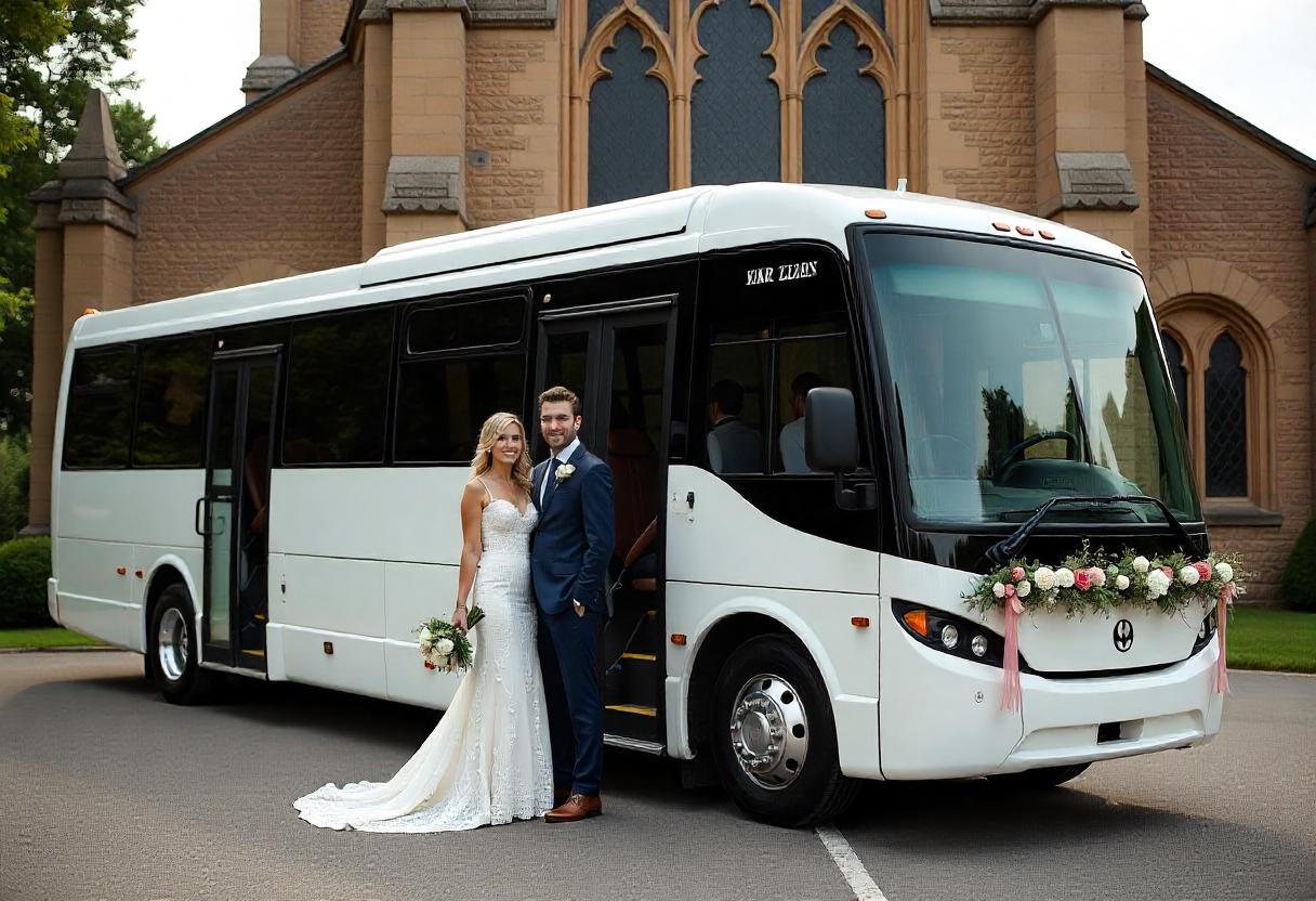 Wedding shuttle bus service
